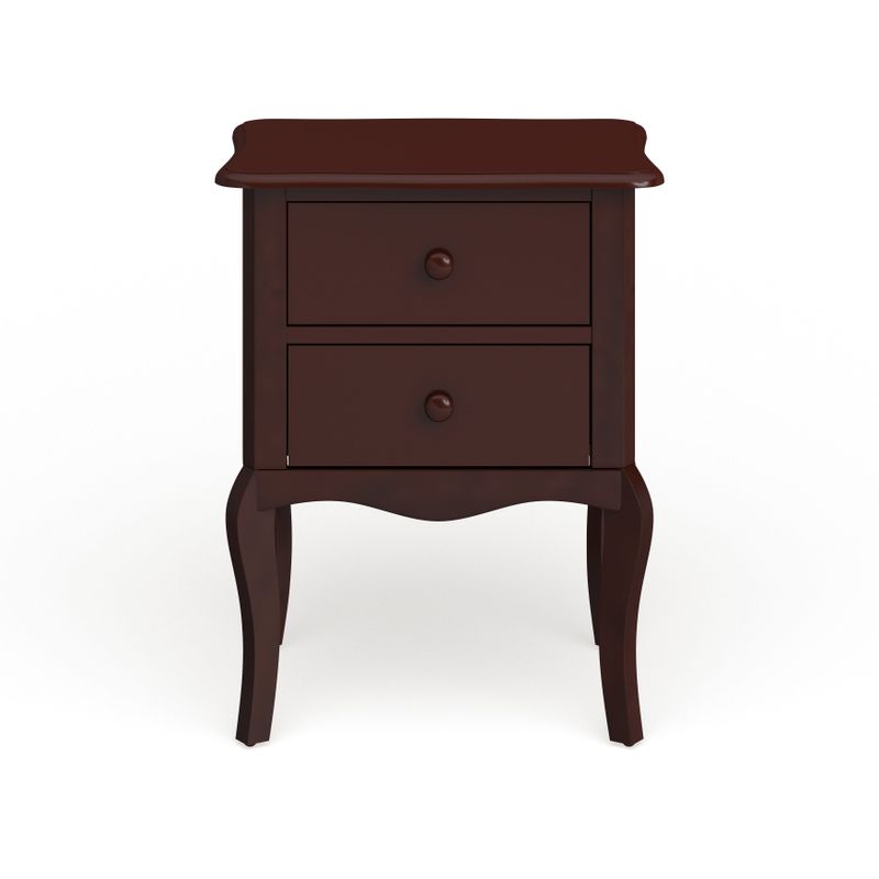 Furniture of America Hoa Traditional Solid Wood 2-drawer Nightstand - Green