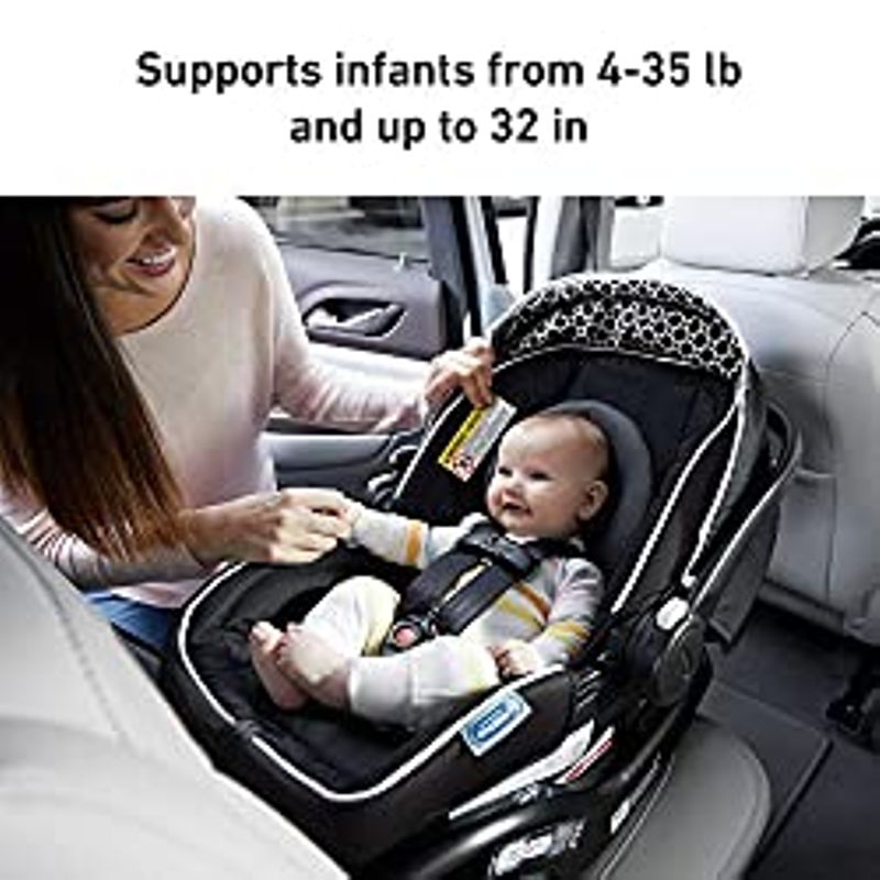 Graco SnugRide 35 Lite LX Infant Car Seat, Studio SnugRide 1 Count (Pack of 1) Studio