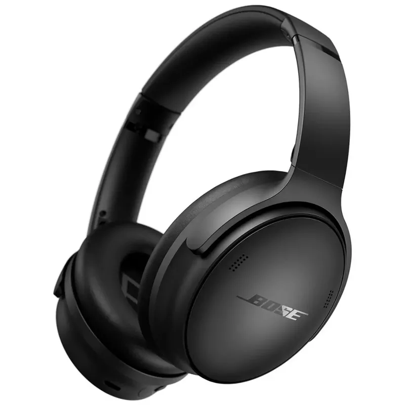 Bose QuietComfort Wireless Noise Cancelling Over-Ear Headphones, White Smoke With Power Bank