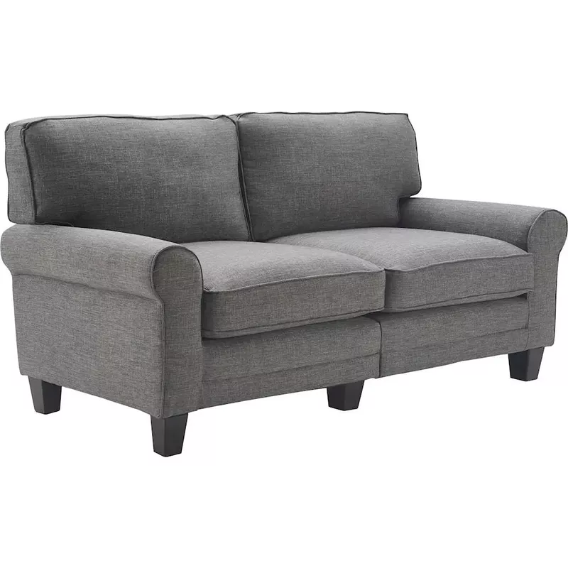 Serta - Copenhagen 3-Seat Fabric Sofa - Gray