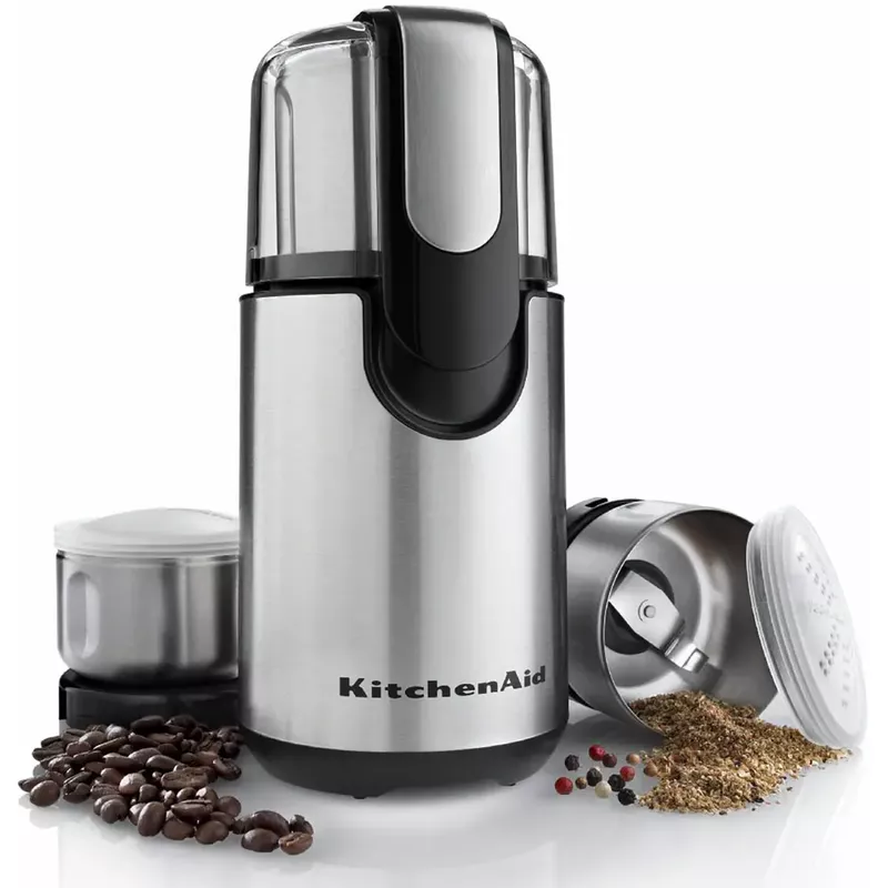 KitchenAid Blade Coffee and Spice Grinder with Separate Grinding Bowls/Blades in Onyx Black