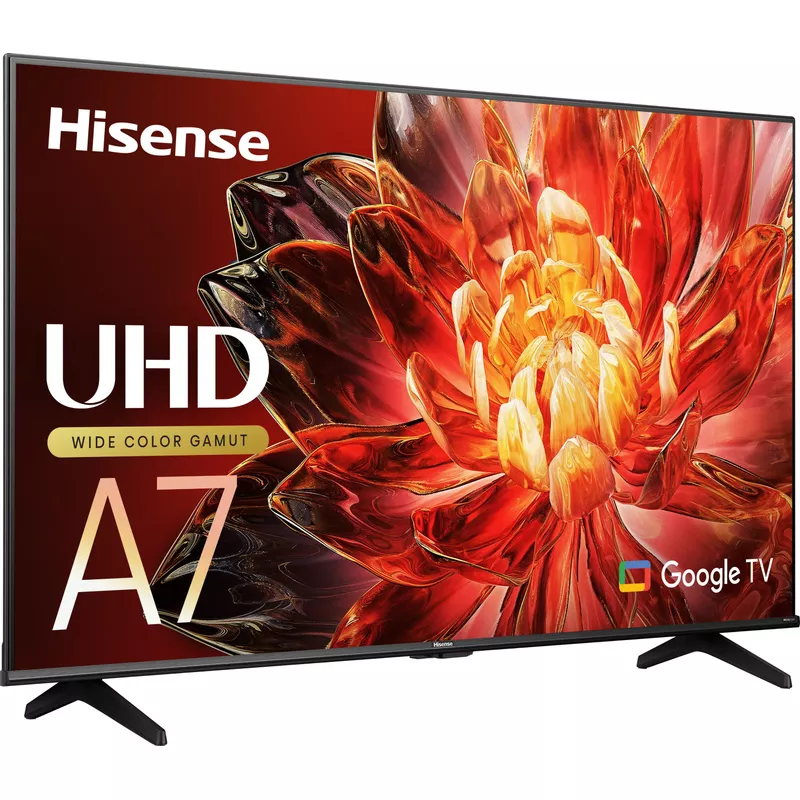 Hisense - 55" Class A7 Series LED 4K UHD HDR WCG Google TV (2024)