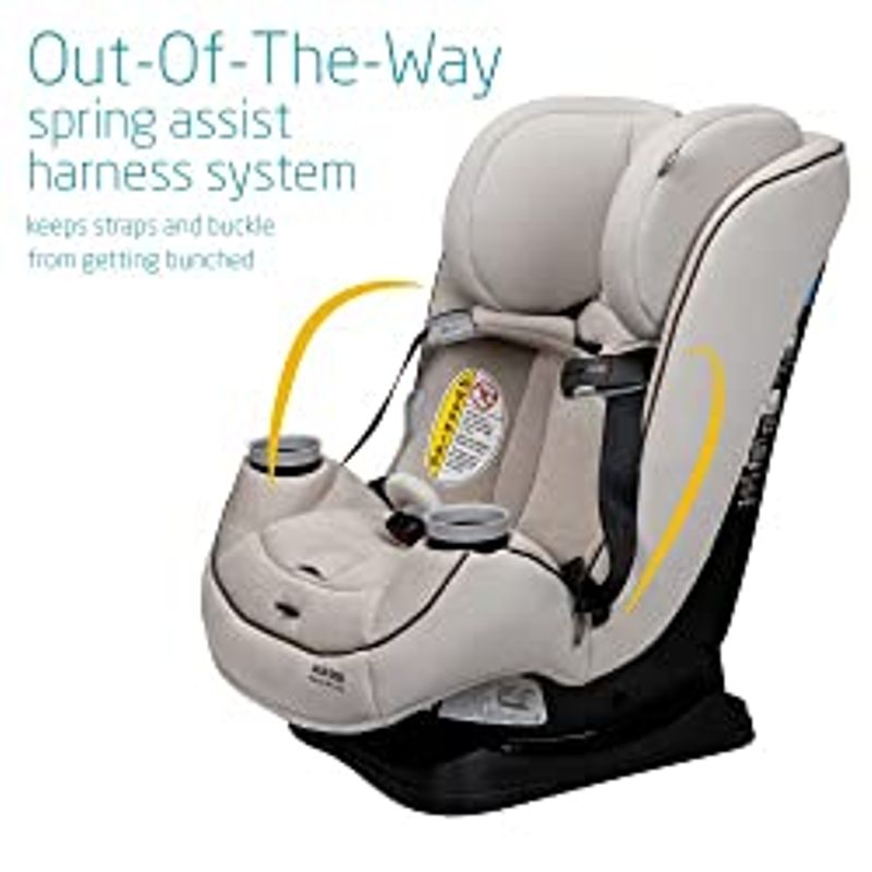 Maxi-Cosi Pria Max All-in-One Convertible Car Seat, Rear-Facing, from 4-40 pounds; Forward-Facing to 65 pounds; and up to 100 pounds in...