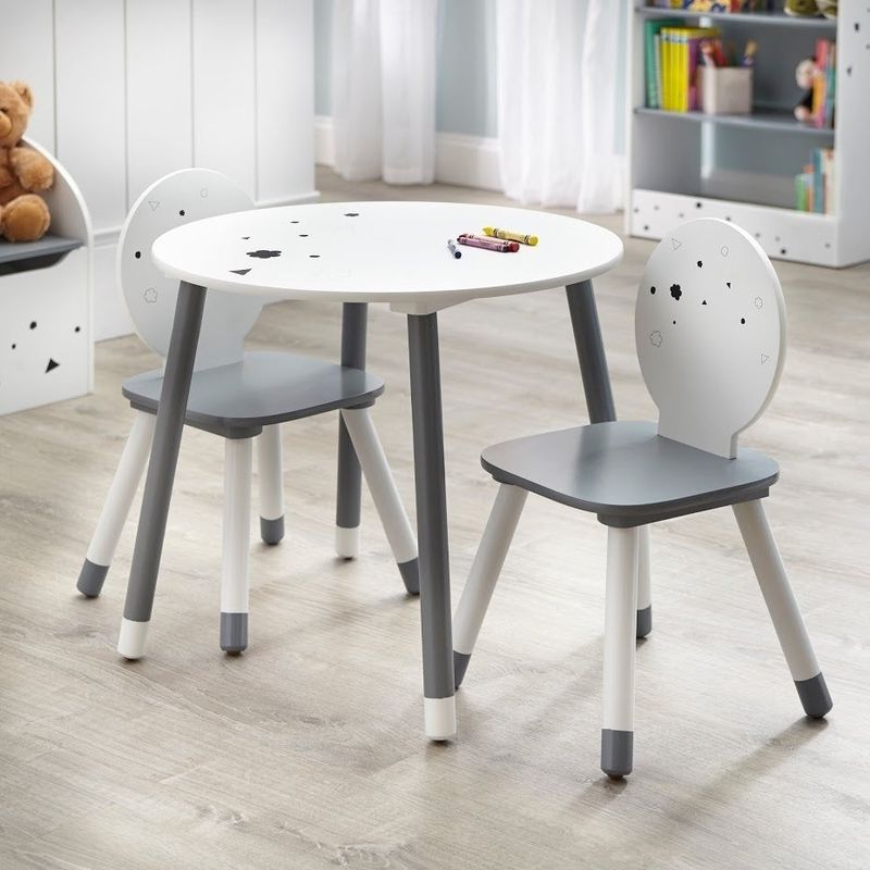 Simple Living Talori Kids Table and Chair Set - Black