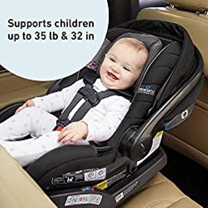 Graco SnugRide SnugLock 35 LX Infant Car Seat, Baby Car Seat Featuring TrueShield Side Impact Technology