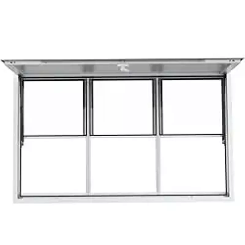 Rent to own VEVOR Shed Windows 60"x36", with Vertical Lifting Small