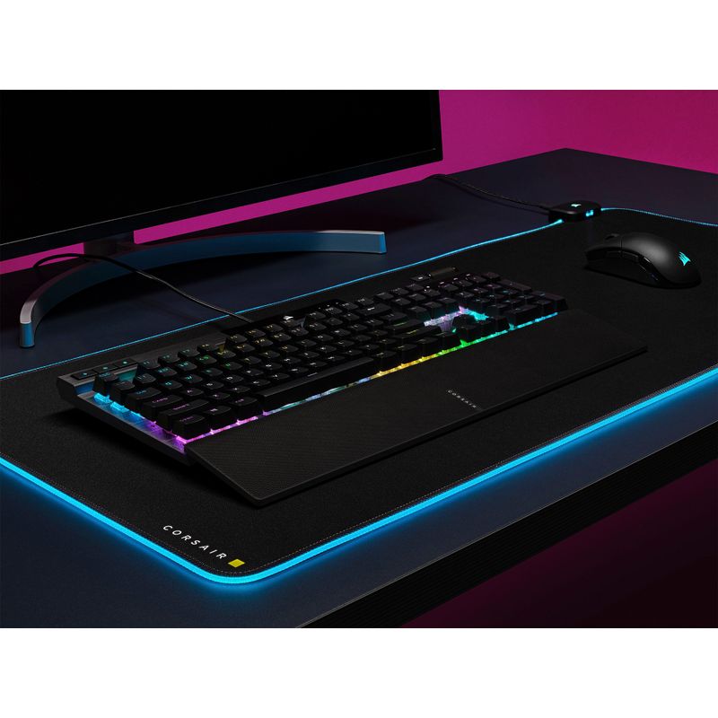 Alt View Zoom 19. CORSAIR - K70 RGB PRO Full-size Wired Mechanical Cherry MX Speed Linear Switch Gaming Keyboard with PBT Double-Shot Keycap