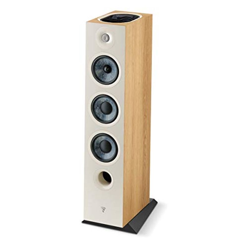 Focal Chora 826-D Floorstanding Speaker with Built-in Dolby Atmos Modules - Each (Light Wood)
