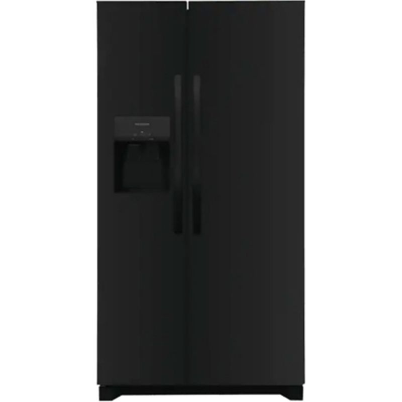Frigidaire 25.6 Cu. Ft. Black Side-by-side Refrigerator