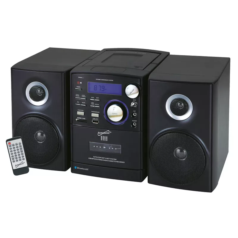 Supersonic Portable Bluetooth Micro Stereo System