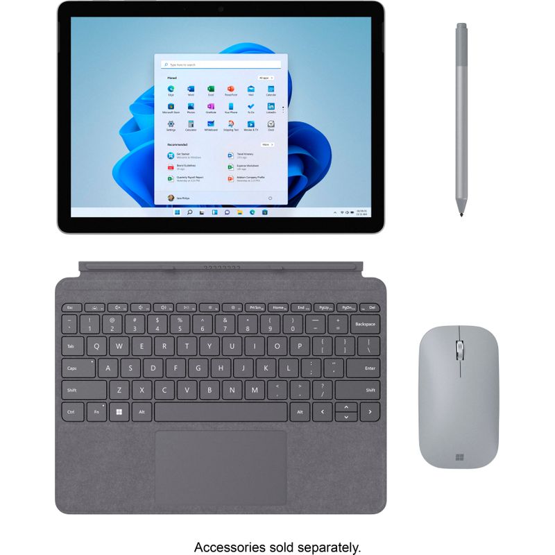 Alt View Zoom 13. Microsoft - Surface Go 3 – 10.5” Touch-Screen – Intel Pentium Gold – 4GB Memor y- 64GB eMMC - Device Only (Latest Model) -