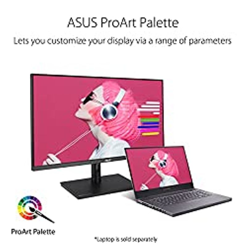 ASUS ProArt Display 31.5” 1440P Monitor (PA328QV) – IPS, QHD (2560 x 1440), 100% sRGB, 100% Rec.709, Color Accuracy ΔE < 2, Calman...