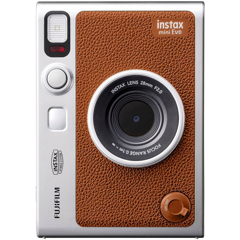 Top Zoom. Fujifilm - INSTAX MINI Evo Brown Instant Film Camera