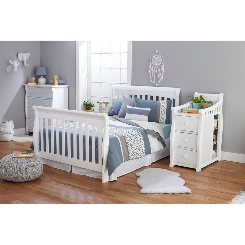 Sorelle Princeton Elite 4 in 1 Crib & Changer - White