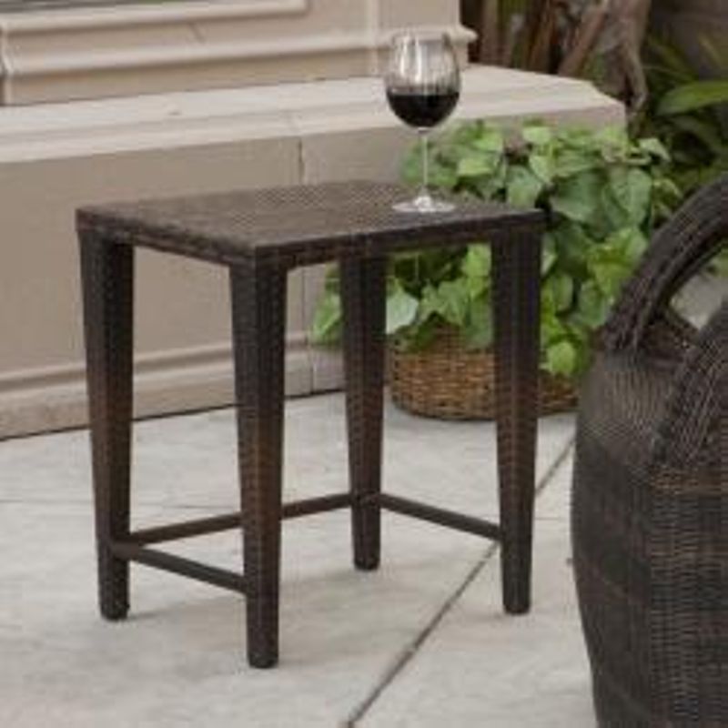 Outdoor Wicker Nested Tables by Christopher Knight Home (Set of 3) - Brown