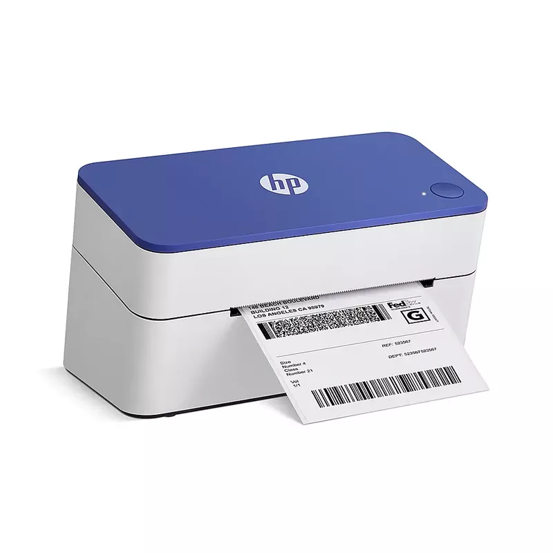 HP - Shipping Label Printer, 4x6 Commercial Grade Direct Thermal, 203 DPI - White