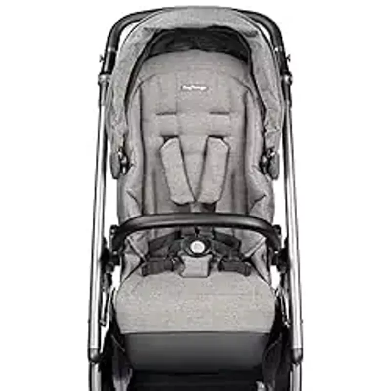 Peg Perego Veloce - Compact Full Featured Lightweight Stroller - Compatible with All Primo Viaggio 4-35 Infant Car Seats - Made in Italy - City Grey (Grey)