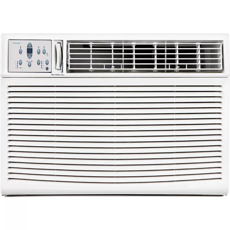 Keystone - 23,200/22,900 BTU 230V Window/Wall Air Conditioner with 16,000 BTU Supplemental Heat Capability