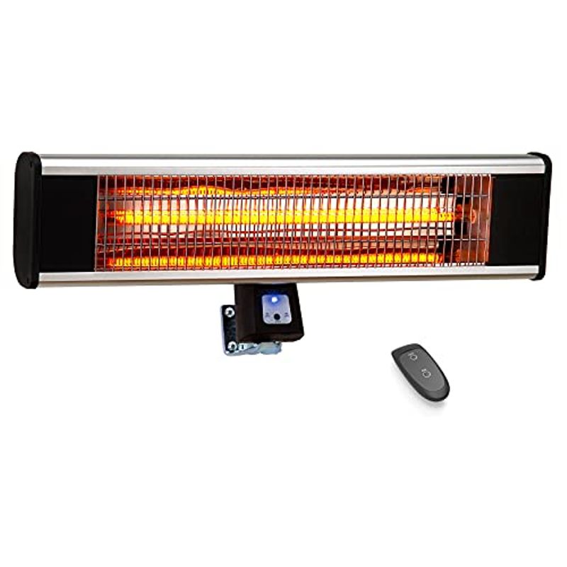 Infrared Outdoor Electric Space Heater - 1500W Fast Heating Outdoor Wall Heater Odorless Waterproof Electric Patio Heater w/ High Rated...