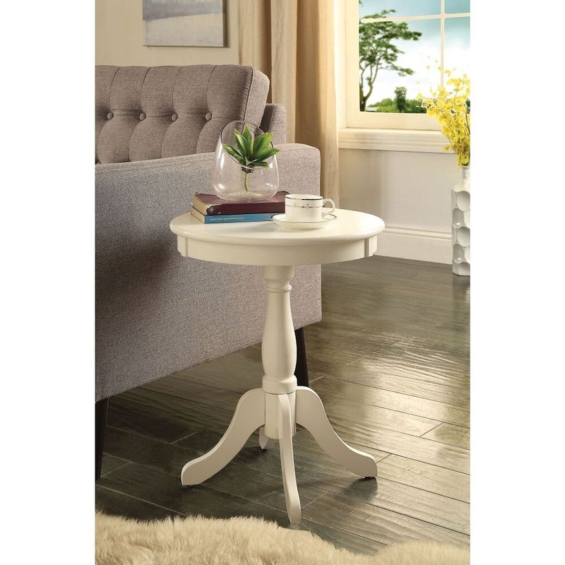 Side Table Round End Table in 4 Colors - 18*22 - Black
