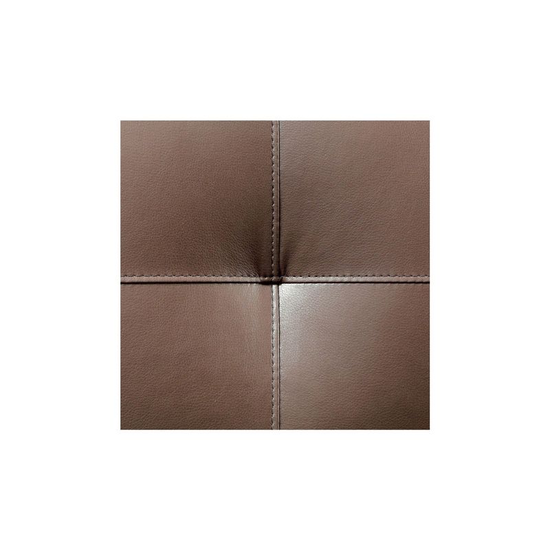 Leatherette Modular Plush Sectional Sofa - Mahogany Red