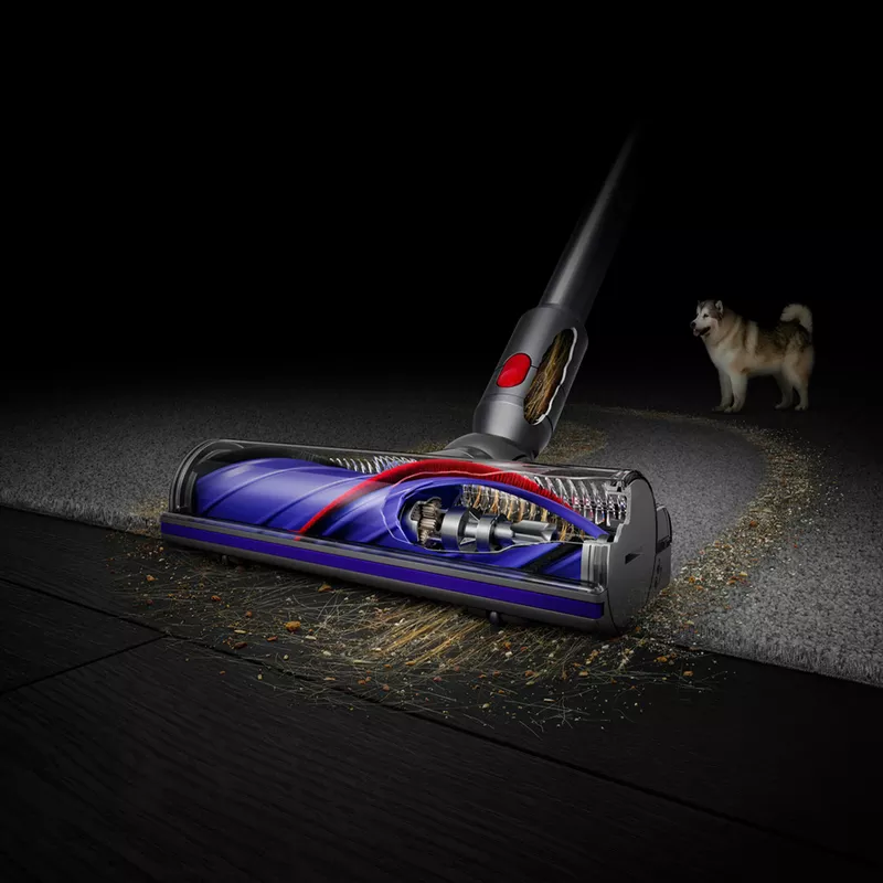 Dyson - V11 Cordless Vacuum with 6 accessories - Nickel/Blue