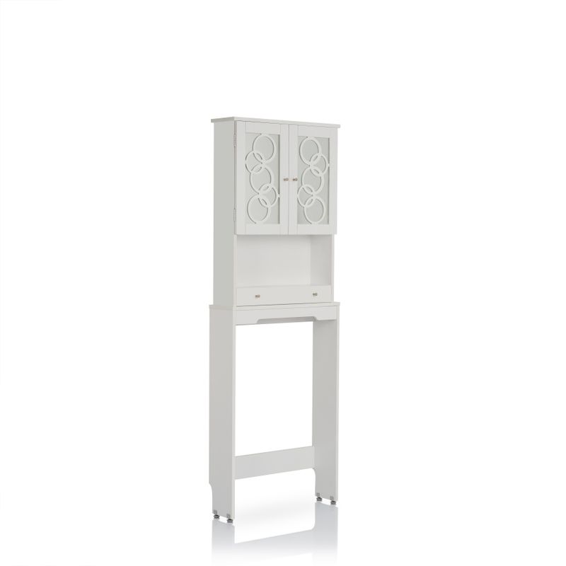Furniture of America Nen Contemporary 3-shelf Space Saver Cabinet - Cappuccino