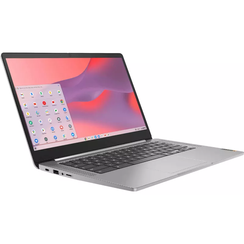 Lenovo - Chromebook 3 14" Touch Laptop - Mediatek MT8183 - 4GB Memory - 64GB eMMC - Arctic Grey