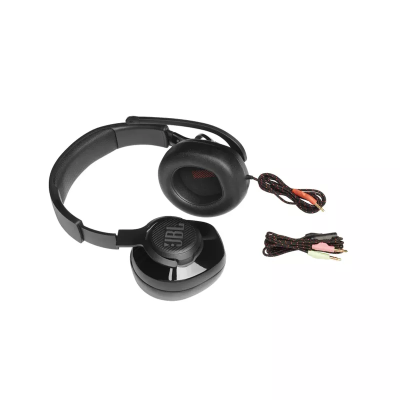 JBL Quantum 200 Wired Over-Ear Gaming Headset w/ Flip-up Mic