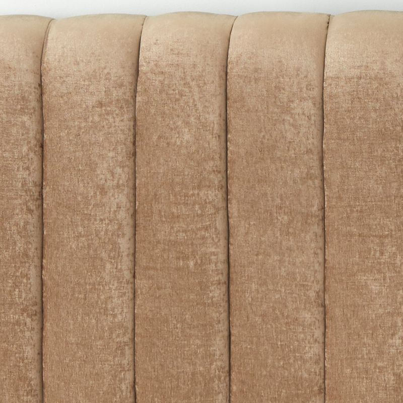 Lifestorey Teagan Queen Channel Upholstered Headboard - Taupe