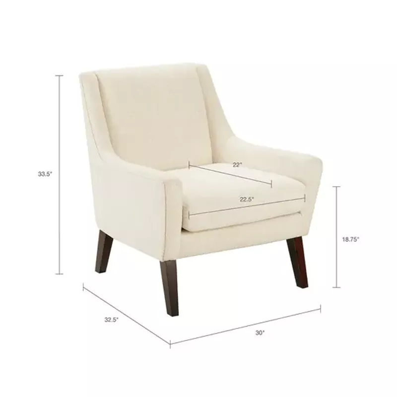 Cream, Morocco Scott Accent Chair