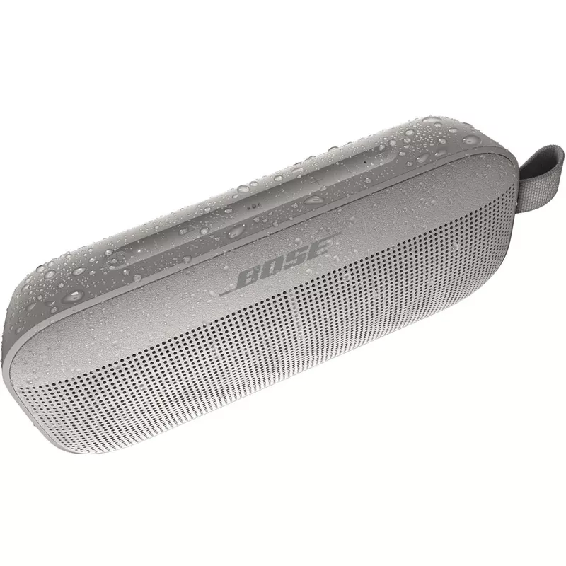 Bose - SoundLink Flex Portable Bluetooth Speaker with Waterproof/Dustproof Design - White Smoke
