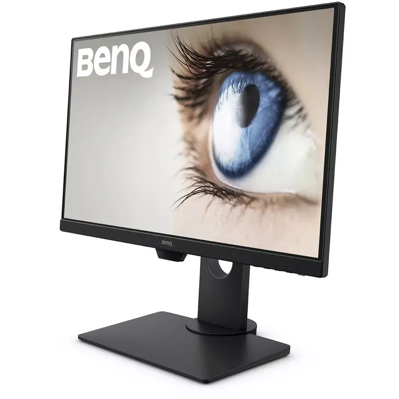 BenQ - GW2480T 24" IPS LED 1080p Monitor FHD 60Hz Height Adjustable with Brightness Intelligence (VGA/HDMI/DP) - Black/Metallic Gray