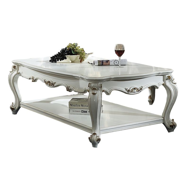 ACME Picardy Coffee Table in Antique Pearl