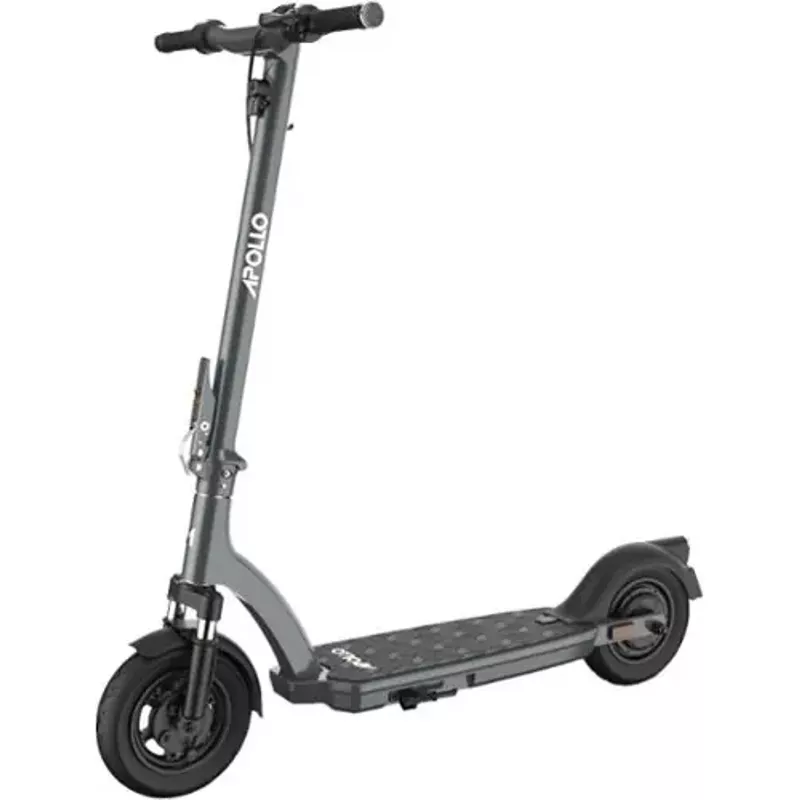 Apollo Air 2023 Foldable Electric Scooter w/43 mi Max Operating Range & 21 mph Max Speed - Space Gray