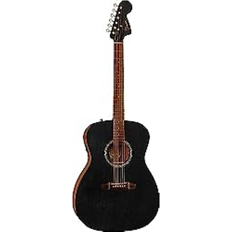 Fender 6 String Acoustic Guitar, Right-Hand, Black Top (0973052111)
