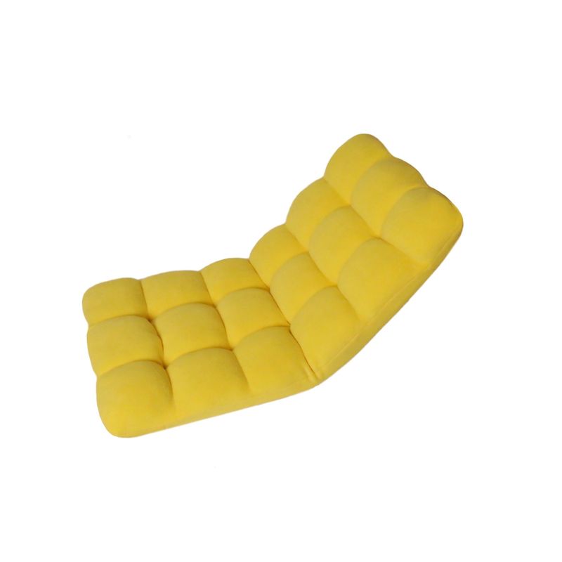 Chic Home Armless Quilted Recliner Chair, Yellow - Yellow