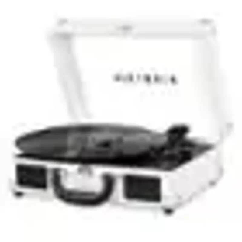 Victrola - Journey Bluetooth Suitcase Record Player with 3-speed Turntable - White