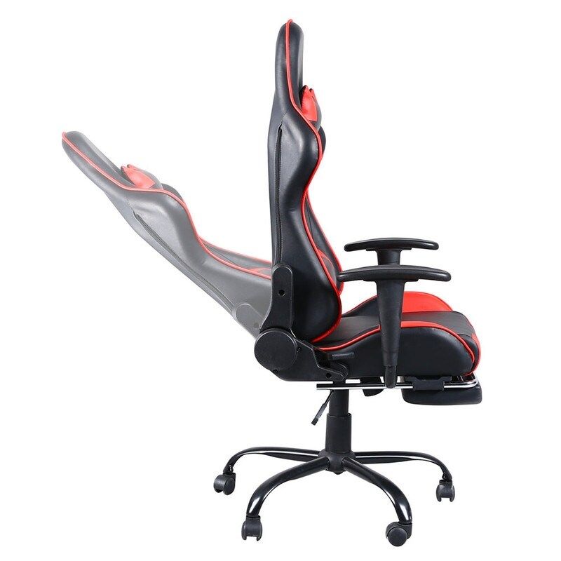 Adjustable PC Gaming Chair for Adults - Black&White
