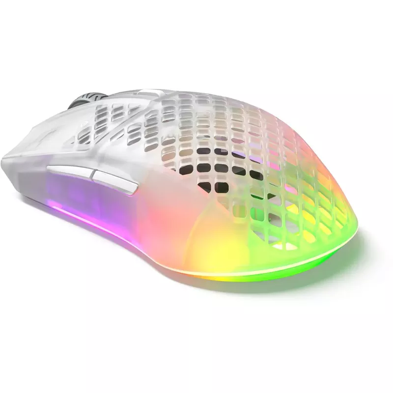 SteelSeries - Aerox 3 Wireless Ghost Ultra Lightweight Super-Fast Mouse
