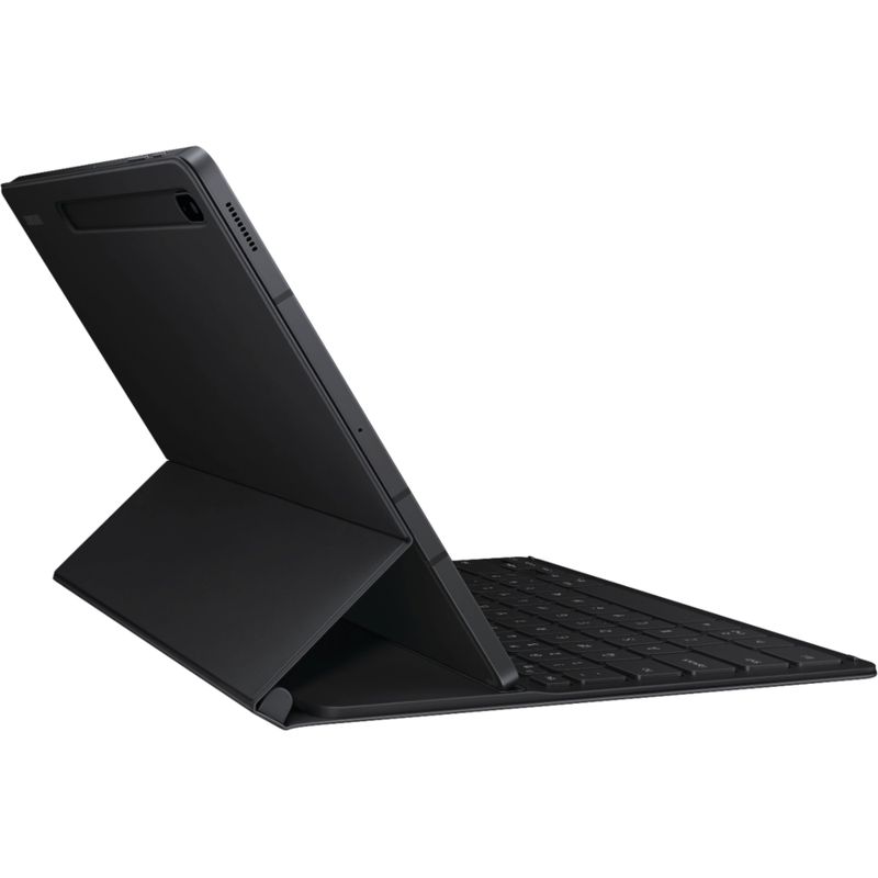 Alt View Zoom 14. Samsung - Galaxy Tab S8+, Tab S7 FE, Tab S7+ Slim Book Keyboard Cover - Mystic Black