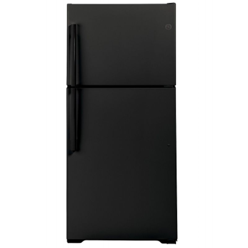 GE Black 19.1 Cu. Ft. Top Freezer Refrigerator