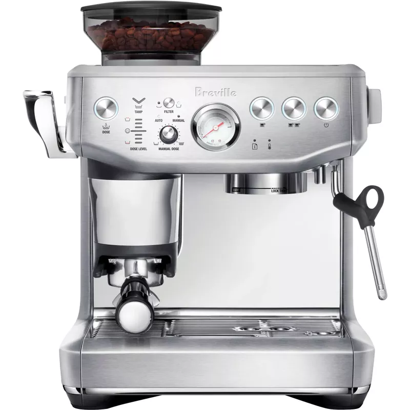 Breville - the Barista Express Impress Espresso Machine - Brushed Stainless Steel