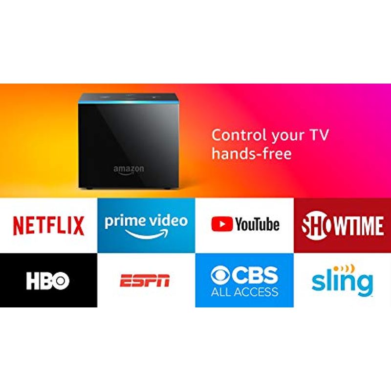 All-new Fire TV Cube, hands-free with Alexa and 4K Ultra HD, streaming media player