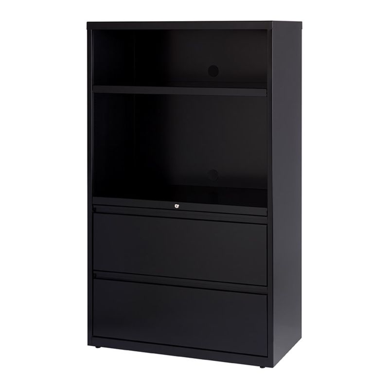 Hirsh HL5000 Series 36-inch Wide 2-drawer 2-shelf Lateral File Cabinet