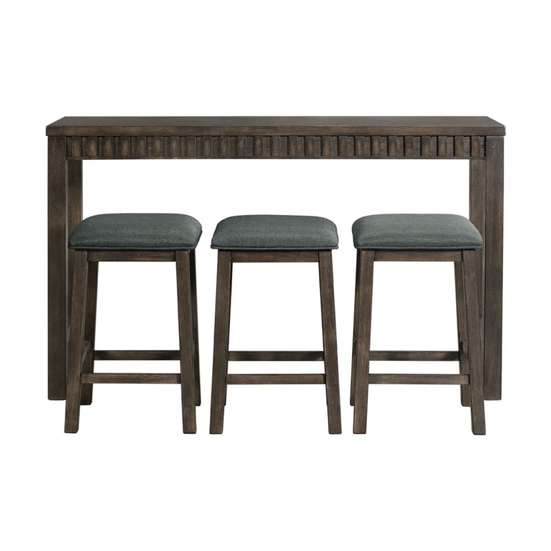 Carbon Loft Warbeck Multipurpose Bar Table Set - Grey