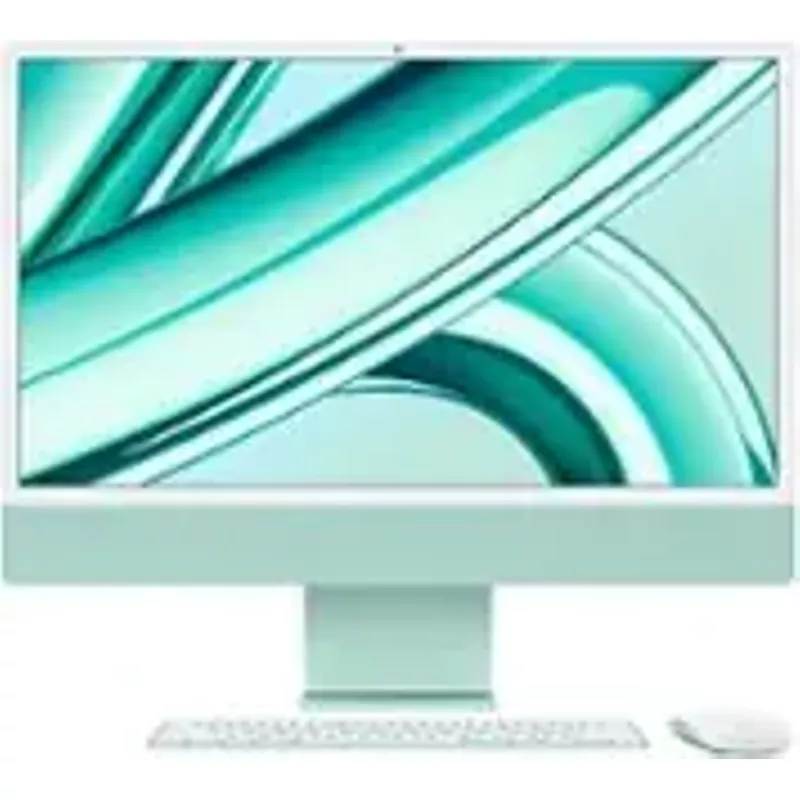 Apple - iMac 24" All-in-One - M3 chip - 8GB Memory - 512GB (Latest Model) - Green