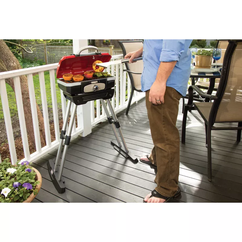 Cuisinart - Petit Gourmet Portable Gas Grill with VersaStand