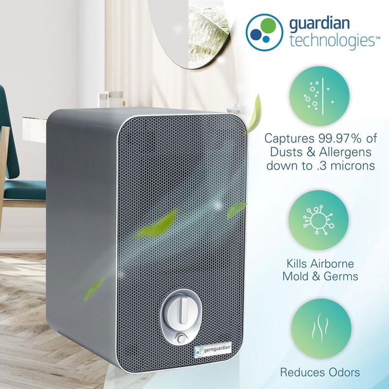 GermGuardian AC4100 Tabletop Tower 3-in-1 Air Cleaning System - Table Top Tower