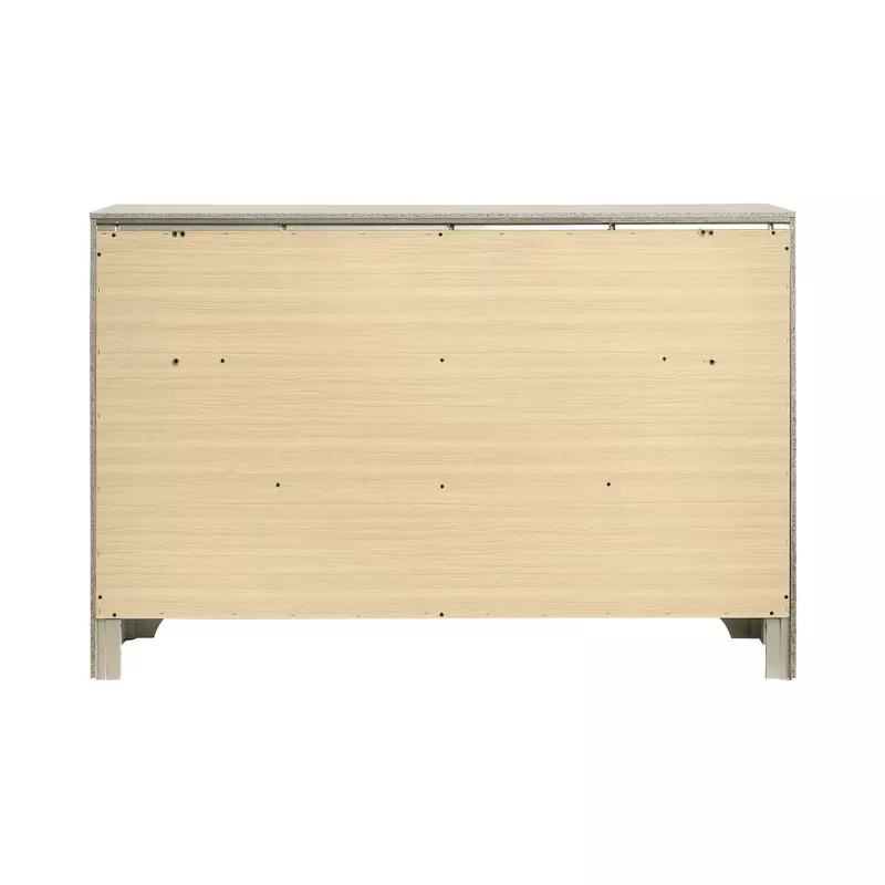 Salford 7-drawer Dresser Metallic Sterling